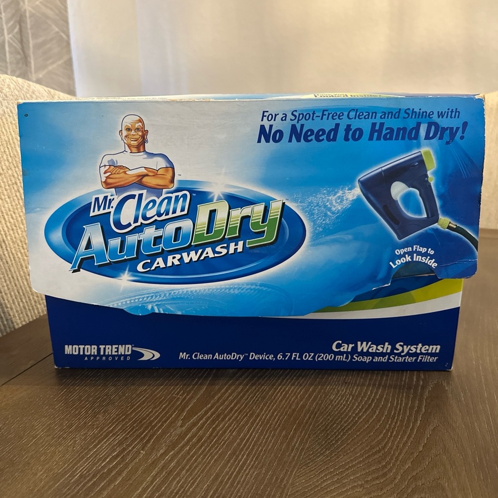 Mr. Clean Auto Dry Car Wash Spray System Kit Soap Starter Spot Free